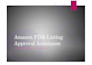 amazon restricted product approval expert fda listing approval  appeal support